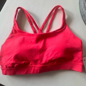 Lululemon Long Line Energy Bra Size 10 color code RDGL